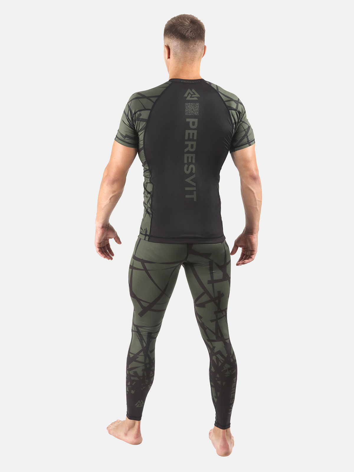 Peresvit Rival Rashguard Riffle Green Shortsleeve, Photo № 7
